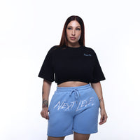 Next Level Hustle Cropped Tee